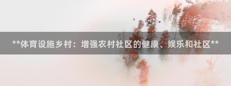 意昂体育3招商电话地址是多少：**体育设施乡村：增强