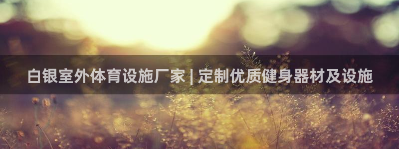 意昂3官方：白银室外体育设施厂家 | 定制优质健身器