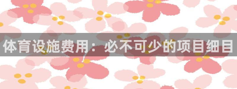意昂体育3联系电话：体育设施费用：必不可少的项目细目
