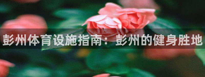 意昂3娱乐是那个系列的台子：彭州体育设施指南：彭州的