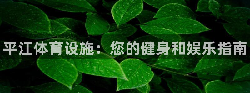 意昂体育3招商电话是多少号码：平江体育设施：您的健身