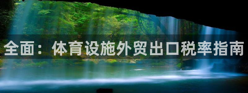 意昂3娱乐：全面：体育设施外贸出口税率指南